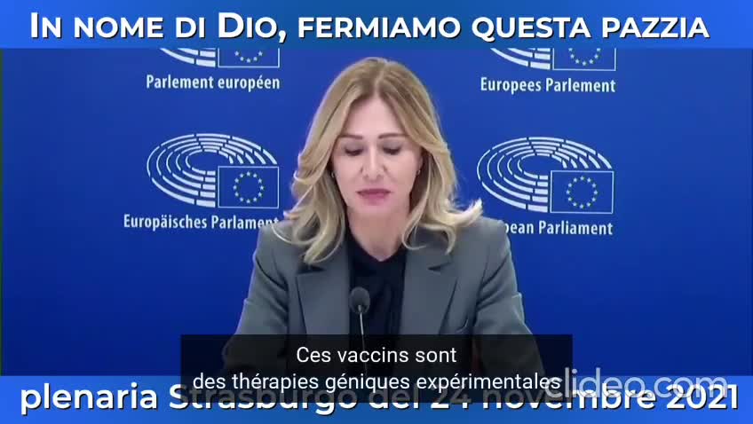 francesca donato EU - vaccination 24 NOV 2021