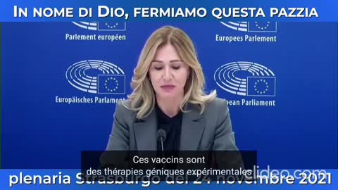 francesca donato EU - vaccination 24 NOV 2021