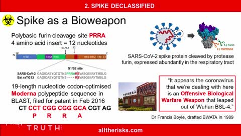 Spike as a Bioweapon #AllTheRisks