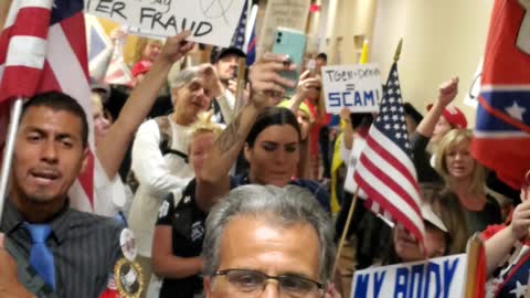 Arizona No Masks No Vax Rally @Az Health Dept