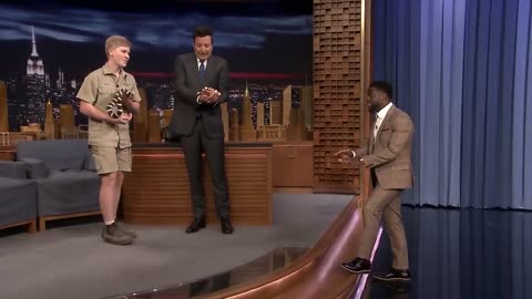 Kevin Hart Is Terrified of Robert Irwin's Animals