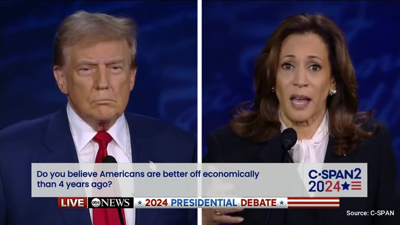 WATCH: VP Harris Refuses To Answer If Americans Are Better Off Now Or Under Trump Administration