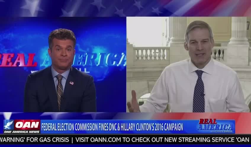 Jim Jordan on the BREAKING NEWS that the FEC is FINING the DNC & the Clinton campaign