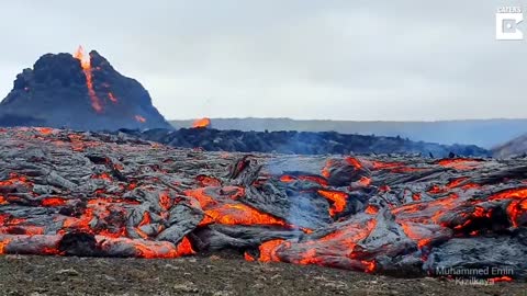 Volcanic Eruption up close