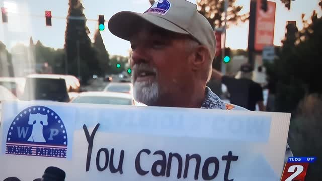 #cantcensorthesidewalk | Washoe Patriots | CBS interview