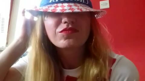 Navijačica Manuela spremna za utakmicu