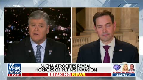 Senator Rubio Joins Hannity to Discuss the Latest on Russia's Invasion of Ukraine