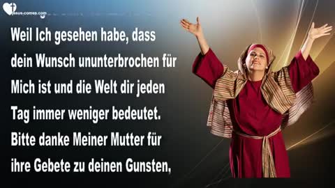 Danke Meiner Mutter Maria für ihre Gebete & Höre auf ihren Rat ❤️ Liebesbrief von Jesus Christus