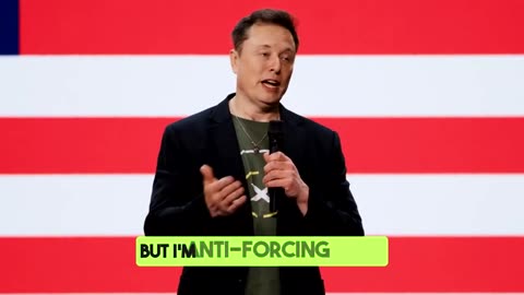 Musk: “I'm not anti-vaccine, but I'm anti-forcing people to take a vaccine, that's for sure.”