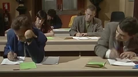 Mr Bean in exams hall 😂