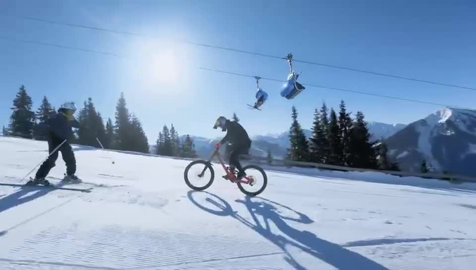 downhill