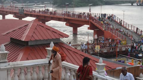 Viral Video Haridwar Ghaat