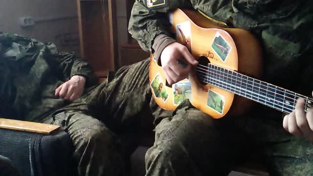 a beautiful song with a guitar