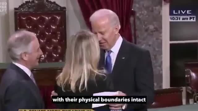 JOE BIDEN- IGNORING CHILDREN AND WOMENS PERSONAL SPACE (RUMBLE SUPPRESSED VIDEO)