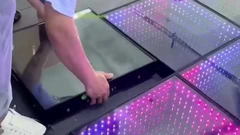 Installing led dance floor is so easy leddancefloor djfloor ledfloor