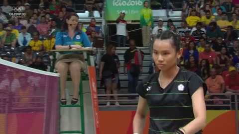 PV Sindhu 🇮🇳vs. Tai Tzu-Ying (TPE) Women's Badminton Round of 16 at Rio 2016 !