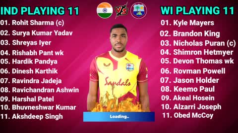 India vs West Indies 4th T20 Playing 11 India 4th T20 Playing 11 IND Playing 11 vs WI Playing 11