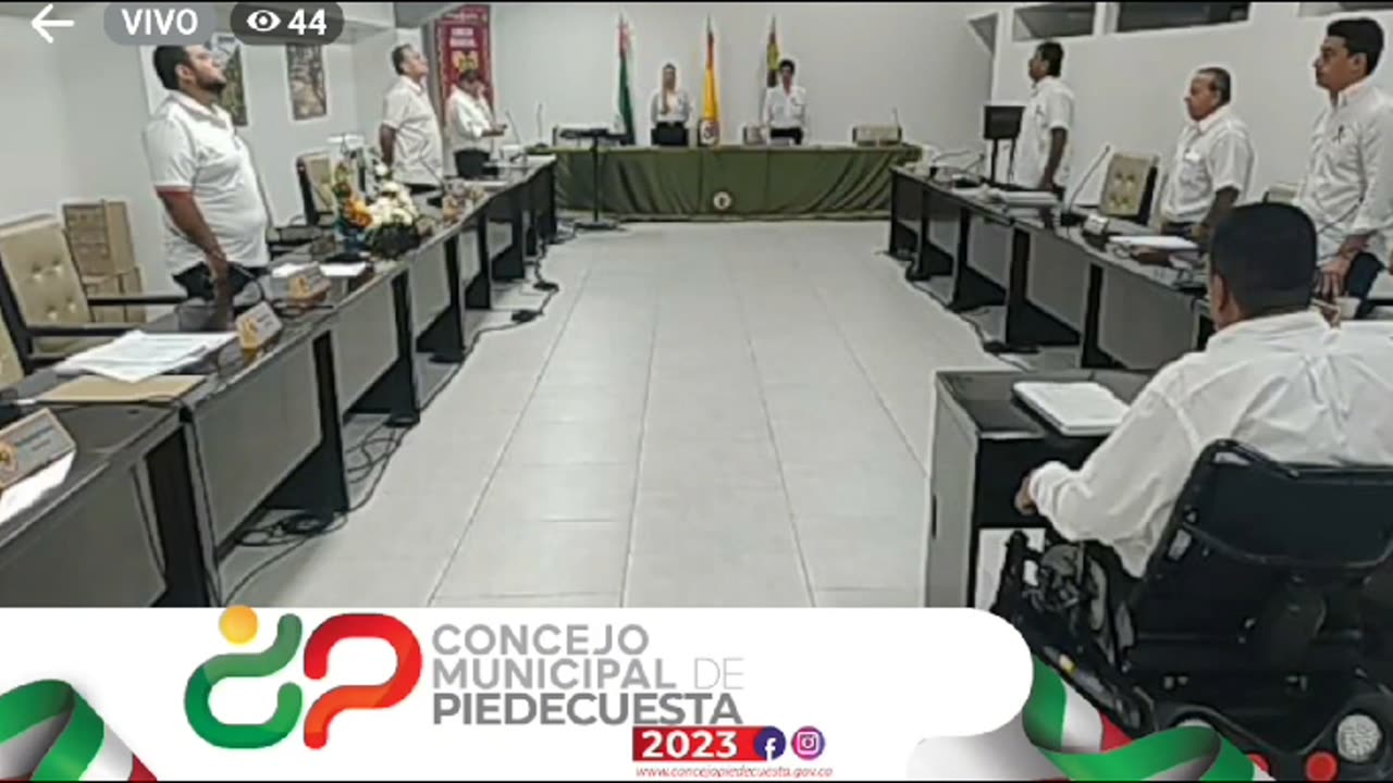 Minuto de silencio en el Concejo de Piedecuesta