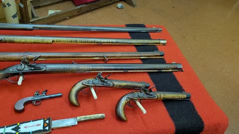 Traditional Firearms Display at our local Rod and Gun club