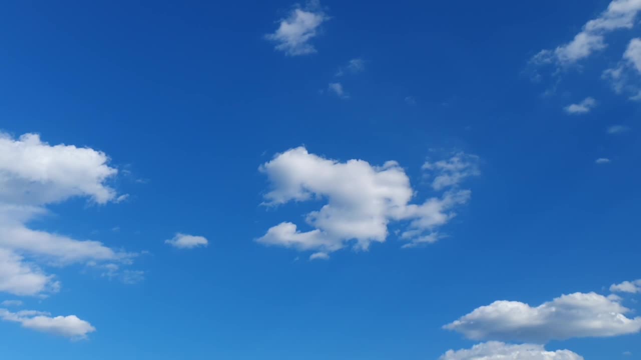 Look at the calming blue sky and white clouds