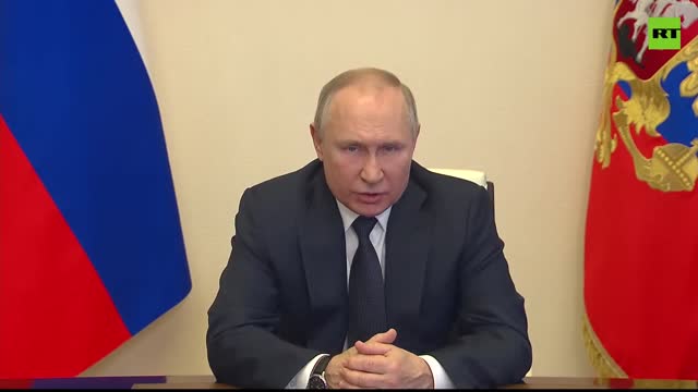 LATEST FROM PUTIN: Russian president says war against Ukraine is going as scheduled