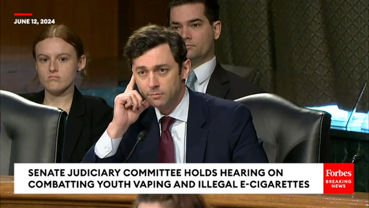 Jon Ossoff Grills Witness On The Sale Of Flavored E-Cigarettes In The United States