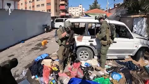 The IDF says special forces operating at Nasser Hospital in southern Gaza's Khan