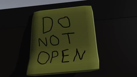 "DO NOT OPEN" - 1 Minute animated Film