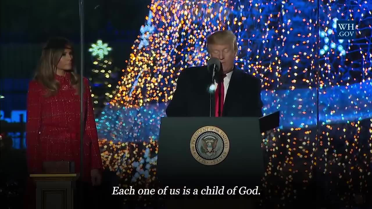 Marry Christmas. Donald Trump