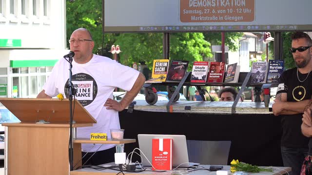 Demonstration: 27.06.2020 in Giengen an der Brenz - Rede von Markus Thumm