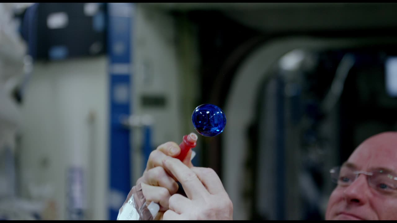 4K Video of Colorful Liquid in Space: NASA's Breathtaking Footage #nasa