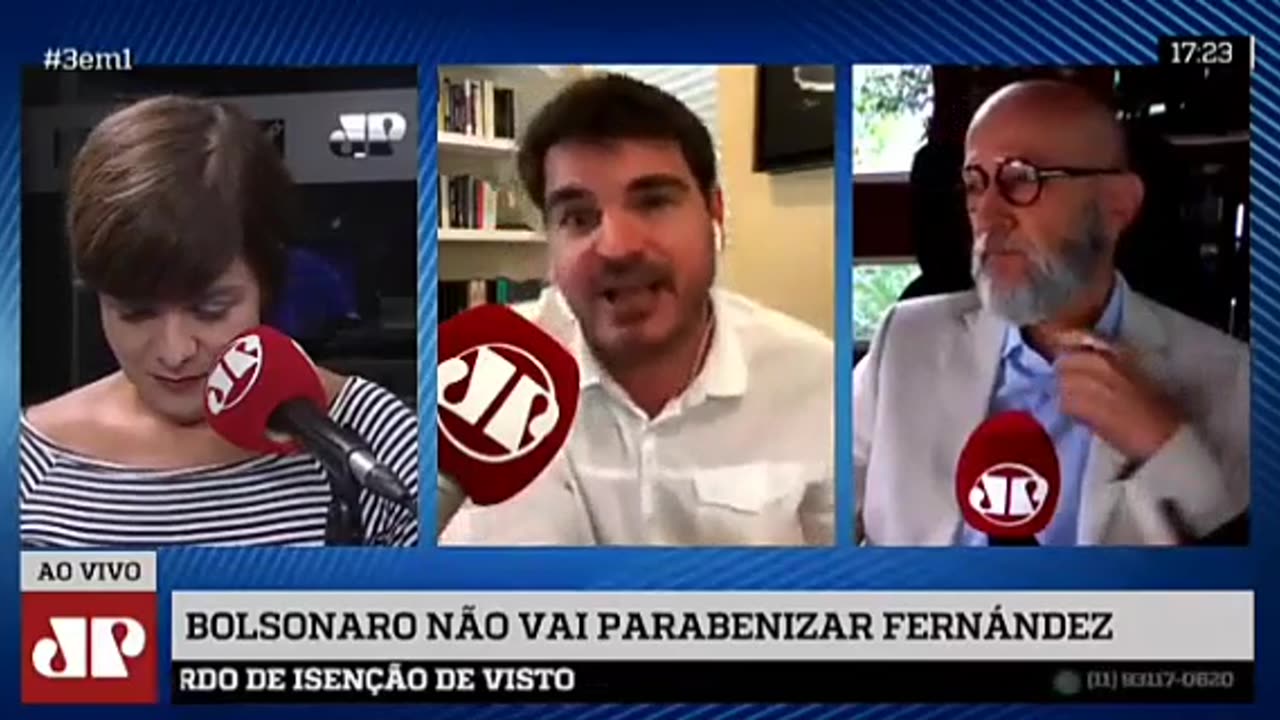 3 em 1 - 28/10/2019 - Bolsonaro diz que não vai parabenizar Fernández pela vitória na Argentina