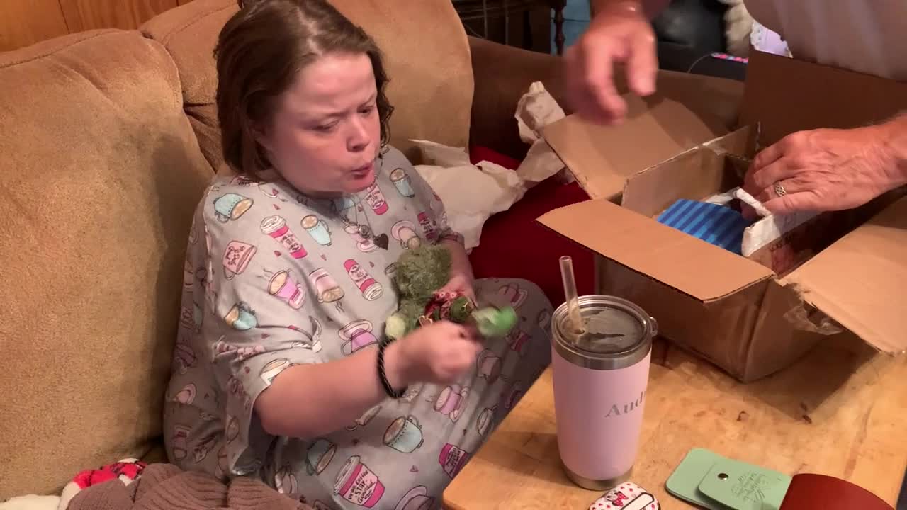 Audrey Girl receives a most Precious Gift from Jamie & Aunt T