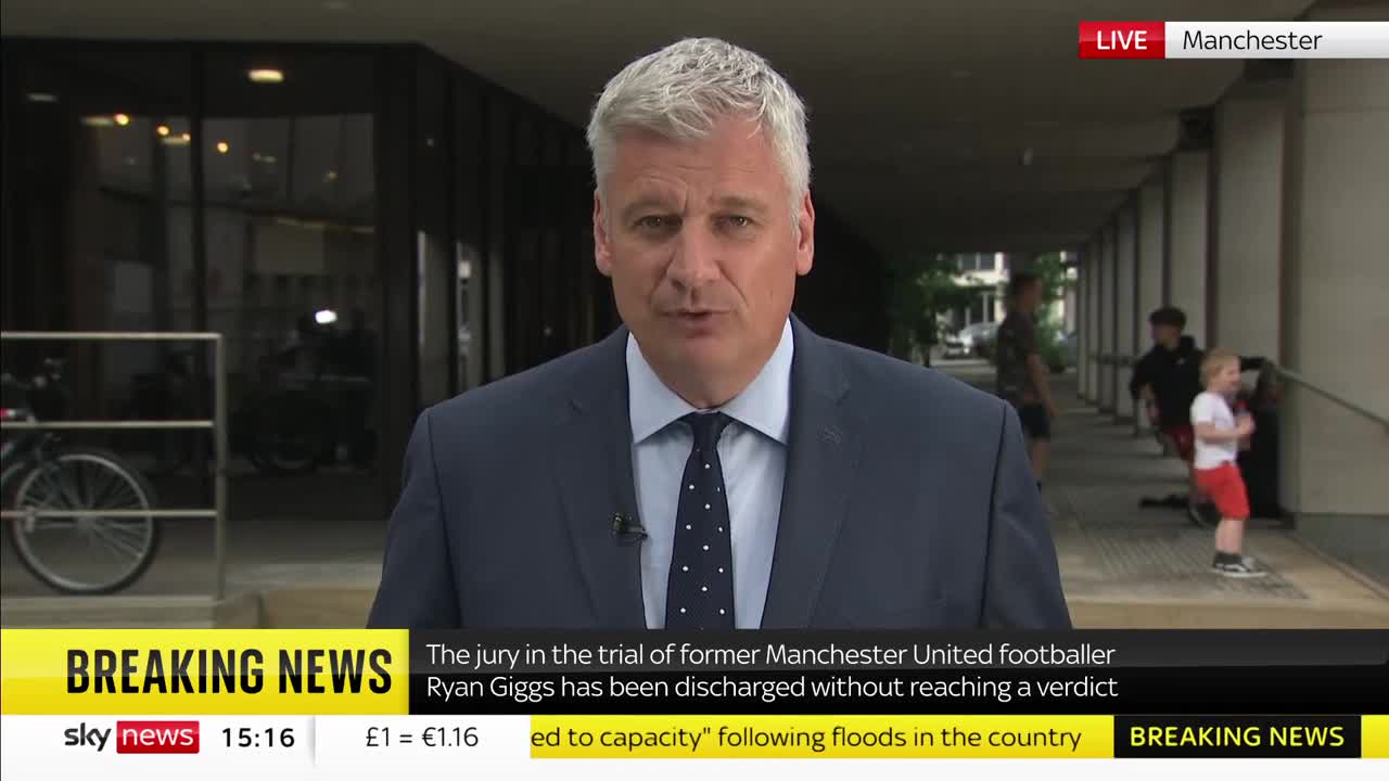 Ryan Giggs jury discharged after failing to reach verdicts