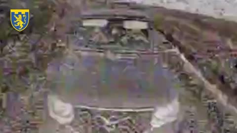 Drone Strikes on Russian Truck