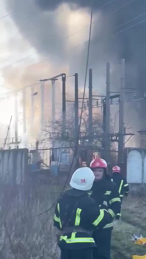 Consequences of the Russian strike on the railway junction in the Lviv