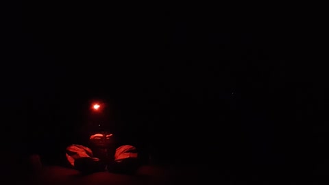 Setting up the boya lavier microphone. Meldon viaduct. Night time