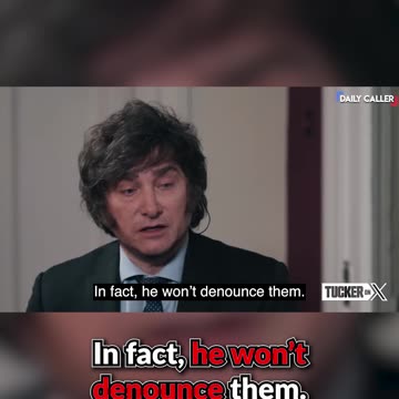 President Javier Milei on Pope Francis.