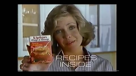 January 8, 1985 - Lipton Cup-a-Soup Commercial