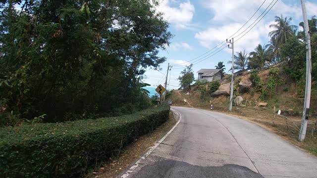 Phangan island in the first person