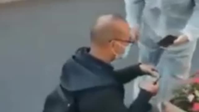 China: In the Chinese city of Jinan, Shandong province, citizens are forced to kneel in public on