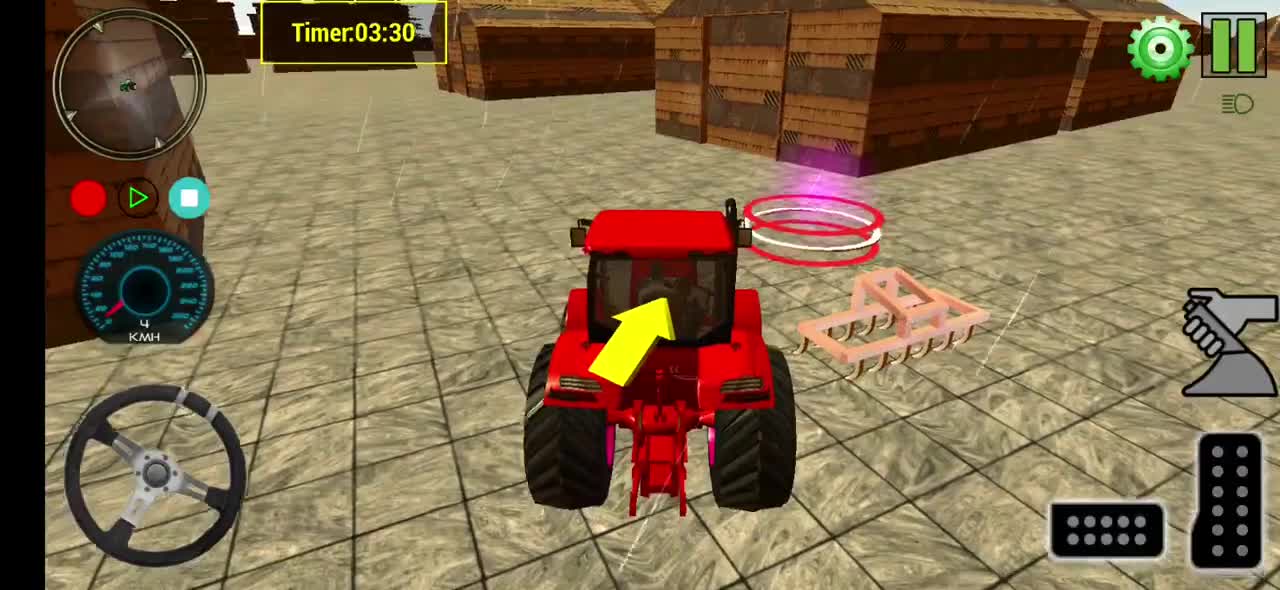 Village Tractor Drive 2021-Farm Offroad Sim Games _ Android Gameplay