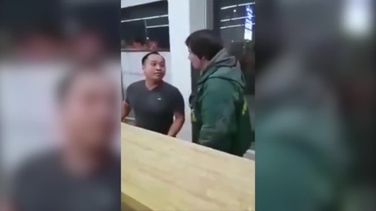 Drunk Man Bullies Smaller Guy And Pays