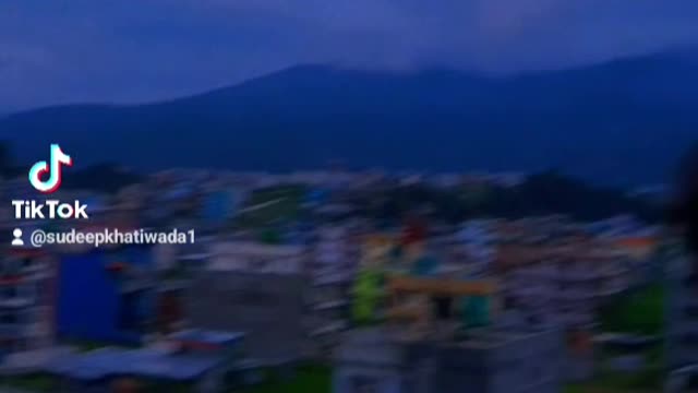 Evening View from top of hill 😍 👌