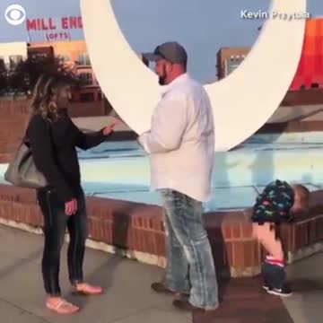 Little Man Couldn't Wait On Engagement Proposal!