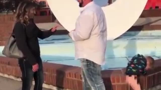 Little Man Couldn't Wait On Engagement Proposal!