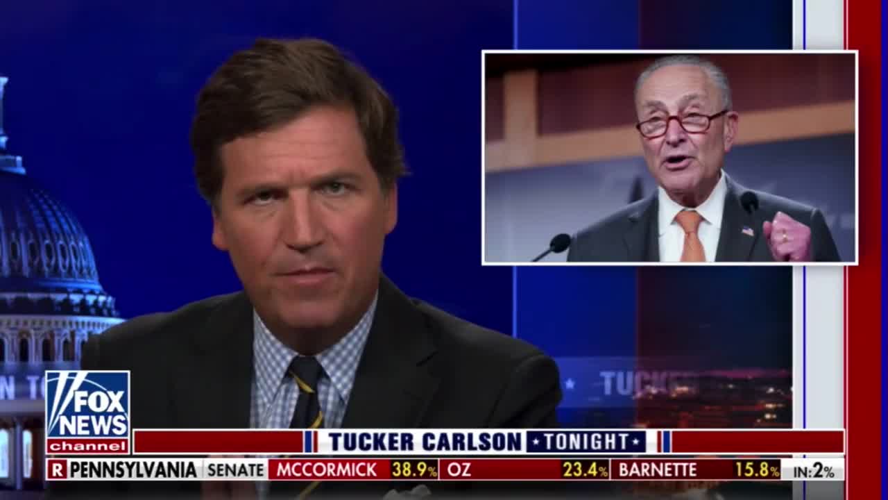 Tucker RIPS Coward Chuck Schumer for Turning Down Appearance on His Show