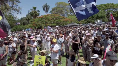 United Aus Party Clive Palmer speech Bris World Freedom Rally