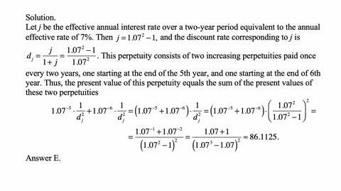 Exam FM exercise for February 28, 2022