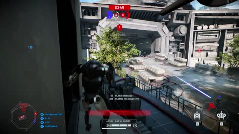 SWBF2: Instant Action Mission (Attack) Separatist Kashyyyk Gameplay